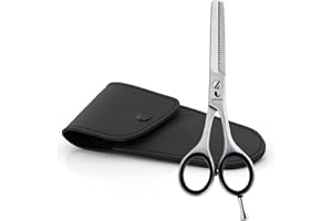 Pamara Ciseaux Coiffure Premium, Ciseaux Professionnel ou Desepaissir Tranchants, Coupe Précise, Parfait pour Hommes, Femmes, Barbiers, Enfants, Tous Cheveux, avec Étui.