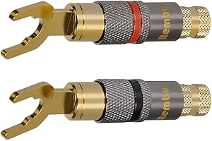 Rembus High End Kabelschuhe | vergoldet | 4 Stück | KS-216