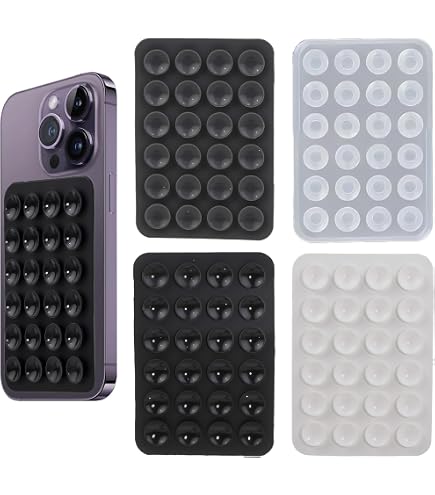 Supporto Adesivo Universale StickyPhones Con Ventosa Per Smartphone – Riutilizzabile, Per Auto, Vetro, Piastrelle, Perfetto Per Selfie E TikTok