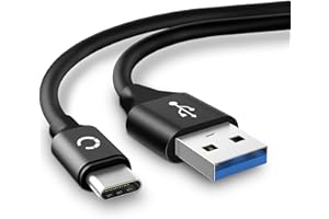 CELLONIC USB Kabel 2m kompatibel mit Microsoft Xbox Series X, Series S/One Elite Controller 2 Ladekabel USB C Type C auf USB A 3.1 Gen 1 Datenkabel 3A schwarz PVC