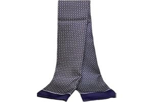 VINEEN UK_Stone - Foulard in 100% seta, motivo fiori, Paisley, sciarpa da uomo, Taglia unica