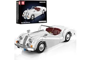 Mould King 10236 MOC Technique Vintage Cabriolet Sportwagen Modèle Pièces de Serrage Ensemble, MOC Vieille Voiture Modèle Pièces de Serrage Ensemble für Jugendliche/Adulten Collector (1302+ pièces)