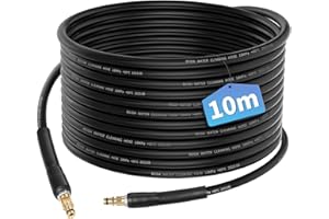 RUKHOOL Wąż do myjki wysokociśnieniowej, 10 m, do Kärcher K7, K2, K3, K4, K5, przedłużacz, wąż wysokociśnieniowy, akcesoria, wąż zastępczy, rura przedłużająca, wąż przedłużający, części zamienne