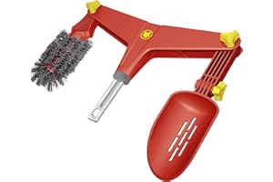WOLF-Garten multi-star Dachrinnenreiniger GC-M (mit Schaufel & Brüste, entfernt Schmutz & Laub, mit Teleskopstiel Dachrinnen vom Boden aus säubern, passend für multi-star-System) 71ANA013650