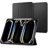 Spigen iPad Pro 13" (2025/2024) ile Uyumlu Kılıf Urban Fit &Ouml;rg&uuml; Kumaş Siyah Kapak - ACS07010 (Spigen TR Garantili)