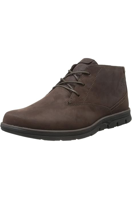 bradstreet plain toe chukka for men in dark brown
