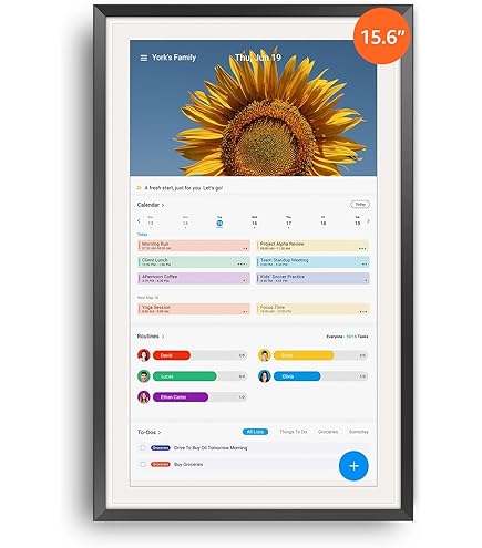 Buy 15.6 Inch Smart Digital Calendar Touch Screen Family Planner Wall Display Online