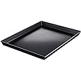 Ballarini Professionale 3044.40 Teglia Rettangolare con Angoli Svasati, Ferro Blu, Nero, 40 x 30 x 3 cm