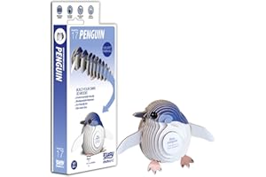 EUGY D5005 Penguin 3D Craft Kit,45 x 85 x 90 millimetres