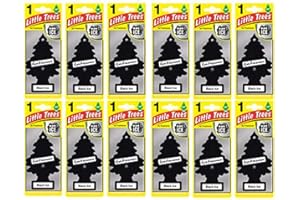 WHEELS N BITS MAGIC TREE "LITTLE TREE" BLACK ICE FRAGRANCE AIR FRESHENERS PACK OF 12