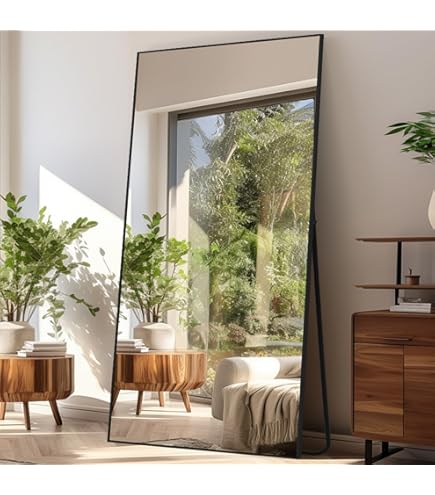 Specchio A Figura Intera VEVOR 180x78.5 Cm - Cornice Alluminio, Vetro Temperato, Per Camera E Sala - Foto 3