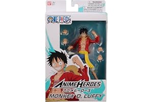 BANDAI Anime Heroes Figura de Acción Luffy - One Piece (36931)