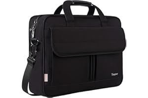 Torba Na Laptopa Taygeer 15,6 Cala, Torba Na Ramię Męska Torba Biznesowa Premium, Wodoodporna, Do Pracy, Na Podróż, Dla Nauczycieli, Na Studia, Czarna