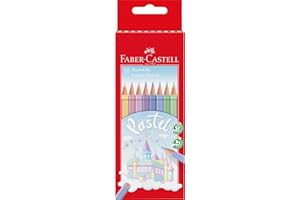 Faber-Castell 111211 - kredki pastelowe kolory, 10 sztuk w kartonowym etui