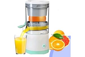 WONDER PRO WP Exprimidor de naranjas USB, cítricos y cualquier fruta. Eléctrico y automático, portátil e inalámbrico, recargable mediante USB y fácil de usar.