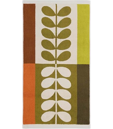 Orla Kiely Trio Trunk Dune TowelsBathroom Linen: Bath towel, 70x125cm Orla Kiely Trio Trunk Dune TowelsBathroom Linen: Bath towel, 70x125cm