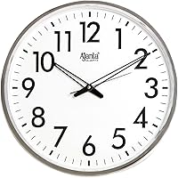Ajanta Quartz Wall Clock (32 cm x 32 cm x 3.5 cm, White)