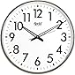 Ajanta Quartz Wall Clock (32 cm x 32 cm x 3.5 cm, White)