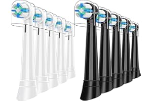 CALLYSONIC 10pz iO Testine Compatibile con Oral B iO Spazzolino Elettrico, Pulizia profonda per proteggere le gengive, per iO 2/3/4/5/6/7/8/9/10 serie