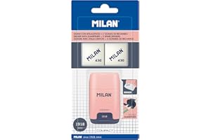 MILAN® Blíster afilaborra COMPACT serie 1918 rosa + 2 gomas de recambio