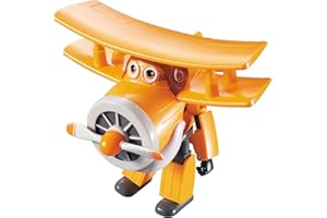Alpha Animation & Toys- Transfoming Super Wings YW710260 Transforming Grand Albert Plane, Multicolor
