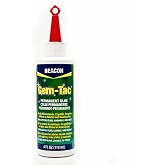 Gem-Tac 4 oz Glutinous Gem Glue, Medium Bottle, Dried Clear