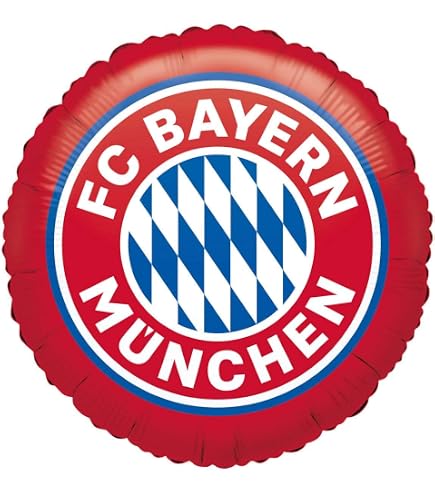 FC Bayern München Luftballons – 6 Stück, 27,5 Cm, Rot/weiß Mit Logo & „Mia San Mia“, Für Helium Oder Luft