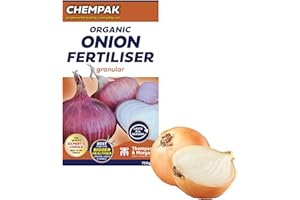 THOMPSON & MORGAN Chempak Organic Onion Garlic Leek Fertiliser Granular Nitrogen Plant Feed 750g