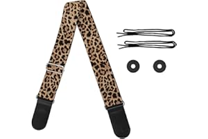 Jeiento Guitar Strap with Adjustment Strap Storage of Guitar Picks Gift For Guitarist Guitar Lovers