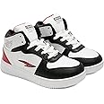 ASIAN Kid's THUNDER-11 Casual White Sneaker Outdoor,High Neck Shoes with Extra Jump Casual Lace-Up Shoes for Boy's