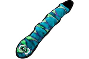 Outward Hound Invincibles - gioco felpato a forma di serpente - per cani - azzurro - L