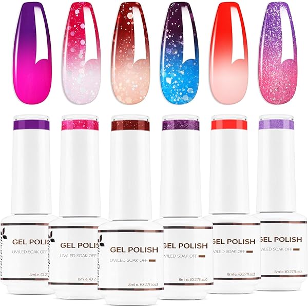 ROSALIND Vernis Semi Permanent Changement De Couleurs Température