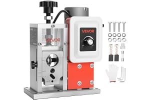 VEVOR Elektrisk kabelskalningsmaskin, 1,5–40 mm, 400 W, motoriserad kabelskalare, 9,84 IPS (15 m/min) trådskalare med blad, V
