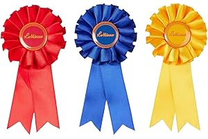 LeMieux Toy Pony Rosette Pack - Set of Three Satin Winner Rosettes - Congratulate Your Toy Pony - Suitable for Ages 3+