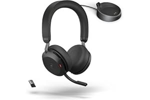Jabra Evolve2 75 PC Wireless Headset mit 8-Mikrofon