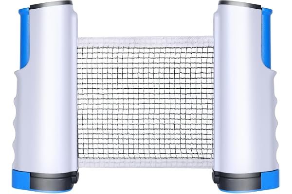 Flintronic Infällbart pingis-nät, bärbart bordtennisnät, 170 x 19 cm utbytbart bordtennisnät, perfekt för pingisbord, kontorsskrivbord, hemmakök eller matbord
