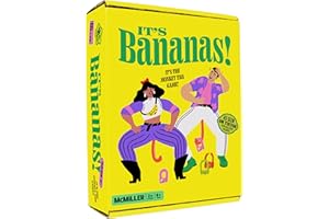 MCMILLER ENTERTAINMENT It’s Bananas! The Monkey Tail Game – Funny Family & Party Game for Kids & Adults | Hilarious Gift for Birthday, Christmas, Bachelorette, Thanksgiving, White Elephant