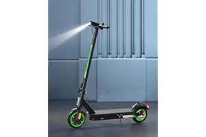 QnQ Trottinette Électriques, Moteur 500W, 8.5''/10'' Pneu Anti-crevaison, Batterie 7.8AH/10.4AH, autonomie de 25 à 35 km, 3 Modes, Maximum 25km/h, Double Frein, Double Amortisseur, avec APP, Max 120kg
