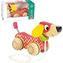 Jeu De Construction En Bois Goula - 38 Pièces Colorées Avec Lapin Et Voiture Magnétiques, Pour Développer La Motricité