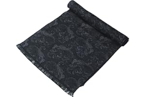 PB Pietro Baldini sciarpa invernale di design in seta per uomo e donna - Sciarpa e scialle per l'autunno e l'inverno - 30 x 180 cm