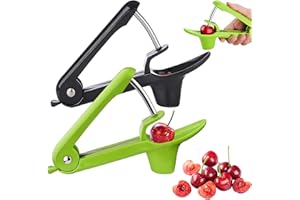 FePen Dénoyauteurs de Cerise, 2 pcs DéNoyauteur Cerise Outil, Denoyauteur Olives, Dénoyauteur de Fruits, Cherry Stoner, Outil DéNoyauteur Cerises, Carottier