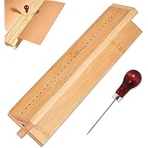 Houten boekbinderset, stans, boekbinden, bindapparaat, papierstans, boek, pons, gereedschapsset met een priem en wieg voor doe-het-zelf handwerk, tijdschriften, planners, boeken