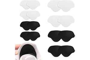 MIUNPRI Coussinet Talon Chaussure, 8 Paires Protege Talon Chaussure Trop Grandes Talon Chaussure Réparation Auto-Adhésif Protection Des Pieds Pour Chaussures De Sport Chaussures À Talons Hauts Hommes Femmes