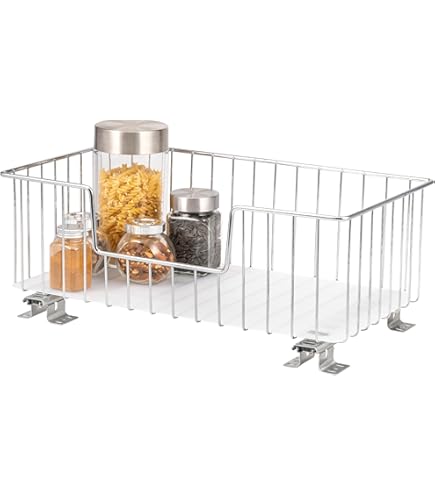 Cestino Estraibile Per Pensili 30cm - Cassetto Telescopico Per Cucina, Cromato