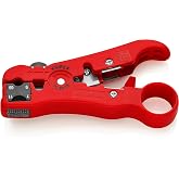 KNIPEX 125mm 16 60 06 SB Wire Stripper for Coaxial Cables and Data Cables
