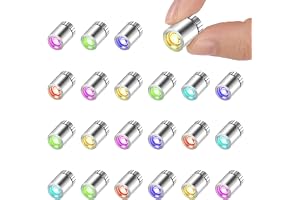 AUAUY 22 st LED minilampor, mini elektriska lampor för dockhus, färg