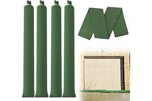 YSOOUA Sacos de Arena para Inundaciones 4 Piezas Saco Arena Inundaciones 150x19cm Bolsas de Arena Reutilizables con Cinta de Amarre, para Inundaciones, Lluvia, Control de Agua
