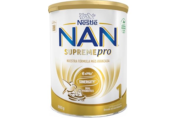 Nestlé NAN SUPREMEPRO 1 Leche para lactantes en polvo, bote de 800gr