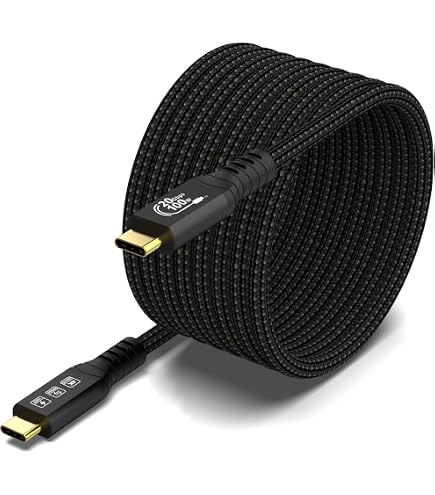 USB-C 3.2 Gen 2 Kabel 100W/20 Gbps – 4K@60Hz Video, 240W PD3.1, E-Marker, Kompatibel Mit MacBook, Thunderbolt, Etc.
