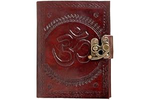 OVERDOSE Cuaderno diario OM Journal Antiguo Hecho A Mano Para Viajes, Hombres, Mujeres, Cuaderno De Bocetos, Diario Grimoire -5 x 7 pulgadas | 17 x12 cm | A6